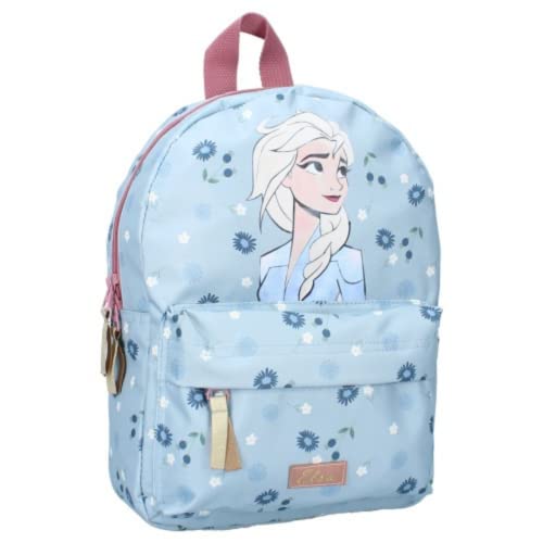 mybagstory - Rucksack – Die Eiskönigin – Blau – Disney – Kinder – Schule – Kindergarten – Kindergarten – Schulranzen Mädchen – Größe 31 cm – verstellbare Träger – Geschenkidee, blau von mybagstory