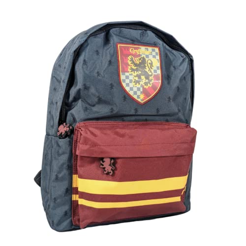 mybagstory - Rucksack - Harry Potter - Schwarz - Kinder - Schule - Kindergarten - Kindergarten - Schulranzen Jungen - Größe 42 cm - verstellbare Träger - Geschenkidee, blau von mybagstory