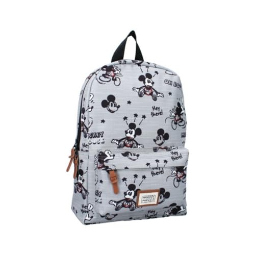 mybagstory - Rucksack - Mickey Mouse - Disney - Kinder - Schule - Primärärärär- Kindergarten- Krippe - Schulranzen - Unisex - Größe 33 cm - verstellbare Hosenträger von mybagstory