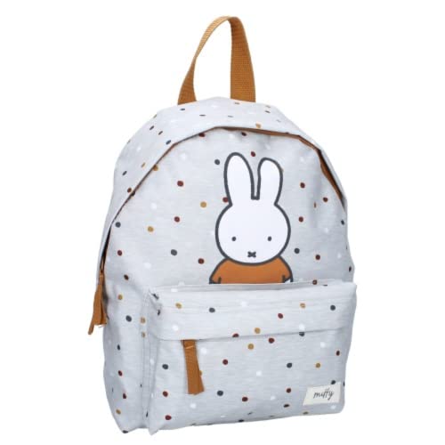 mybagstory Rucksack – Miffy – Kinder – Schule – Grundschule – Kindergarten – Kindergarten – Schulranzen Unisex – Größe 31 cm – verstellbare Träger, Rosa, S von mybagstory