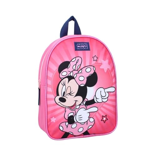 Vadobag Europe B.V. mybagstory - Rucksack - Minnie Maus - Rosa - Kinder - Schule - Grundschule - Kindergarten - Kindergarten - Kindergarten - Schulranzen Mädchen - Größe 29 cm - verstellbare Träger von mybagstory