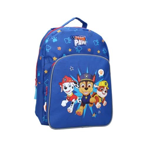 mybagstory - Rucksack – Paw Patrol – Blau – Kinder – Schule – Grundschule – Kindergarten – Kindergarten – Schulranzen für Jungen – Größe 30 cm – verstellbare Träger, blau von mybagstory