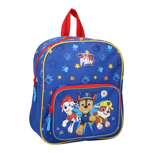 mybagstory - Rucksack – Paw Patrol – Blau – Kinder – Schule – Kindergarten – Kindergarten – Kindergarten – Grundschule – Größe 28 cm – verstellbare Träger – Geschenkidee, blau von mybagstory