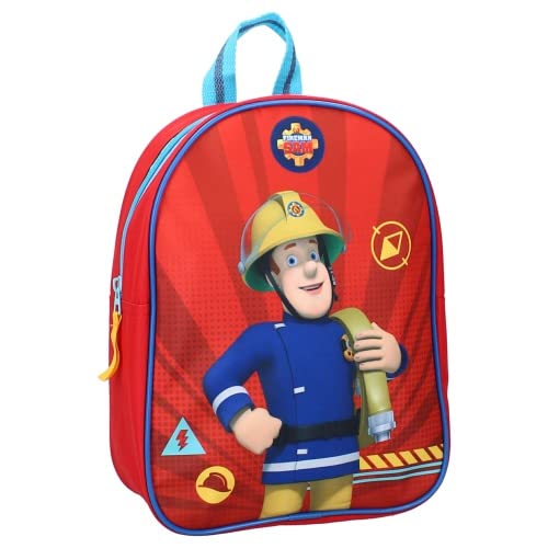 mybagstory - Rucksack Sam der Feuerwehrmann – Kinder – Schulen – Primärärärer – Kindergarten/Krippe – Unisex, 29 cm – verstellbare Hosenträger von mybagstory