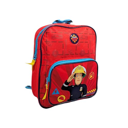 mybagstory - Rucksack Sam der Feuerwehrmann – Kinder – Schulen – Primärärärer – Kindergarten/Krippe – Unisex, 29 cm – verstellbare Hosenträger von mybagstory