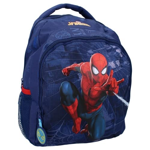 mybagstory - Rucksack – Spiderman – Marvel – Kinder – Schule – Primär – Kindergarten – Kindergarten – Schulranzen für Jungen – Größe 35 cm – verstellbare Träger von mybagstory