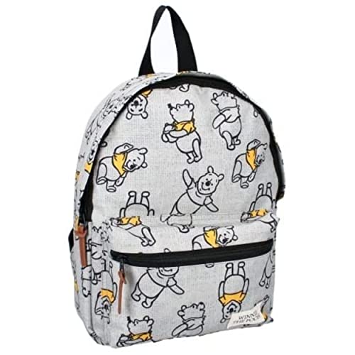 mybagstory - Rucksack – Winnie Puuh – Disney – Kinder – Schule – Primärgarten – Kindergarten – Kindergarten – Schulranzen Unisex – Größe 31 cm – verstellbare Träger von mybagstory