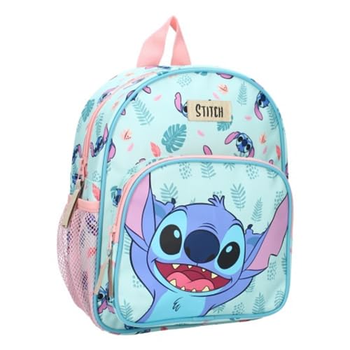 mybagstory - Stitch - Blau - Kinder - Schule - Kindergarten - Kindergarten - Kindergarten - Schulranzen Mädchen - Größe 29 cm - verstellbare Träger - Geschenkidee, blau, 29 cm von mybagstory