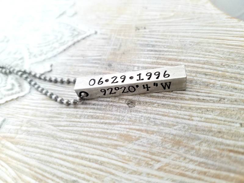 Vatertagsgeschenk-Dad-Halskette-Cooles Dad-Geschenk-Benutzerdefinierte Dad-Halskette-Personalisierte von mybeadedbutterfly