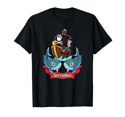 Piraten Kinder Geburtstag Pirat Seeräuber T-Shirt von mybliss- Kindergeburtstag Jungen Geschenkideen