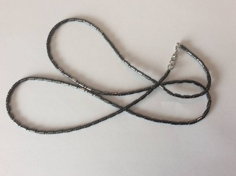 Monet Hämatit Glasperlen Halskette 32" von mybliss2010