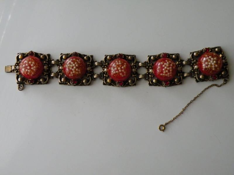 Selro Unmarkierte Konfetti Kunststoff Faux Perle Strass Armband von mybliss2010