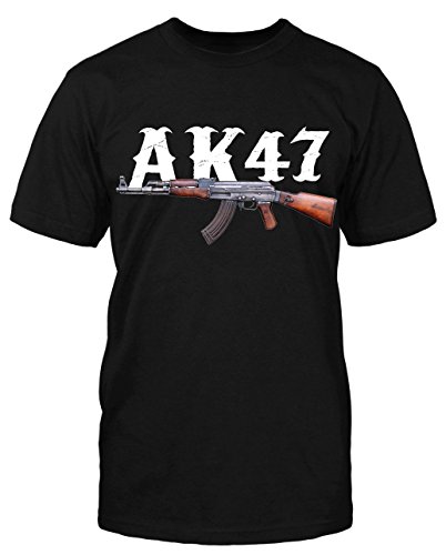 AK47 T-Shirt Fun Shirt Kalaschnikow 187 neu Crime Waffe Gamer Gun neu von mycultshirt