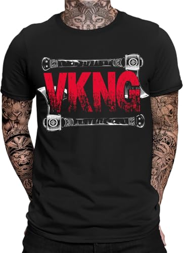 Herren VKNG Wikinger T-Shirt | Vikings | Ragnar | Odin | Wodan | Valhalla von mycultshirt
