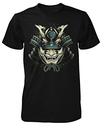 Shogun Mask T-Shirt Samurai Japan Tradition Schwertkampf Vintage Maske Face Kult von mycultshirt