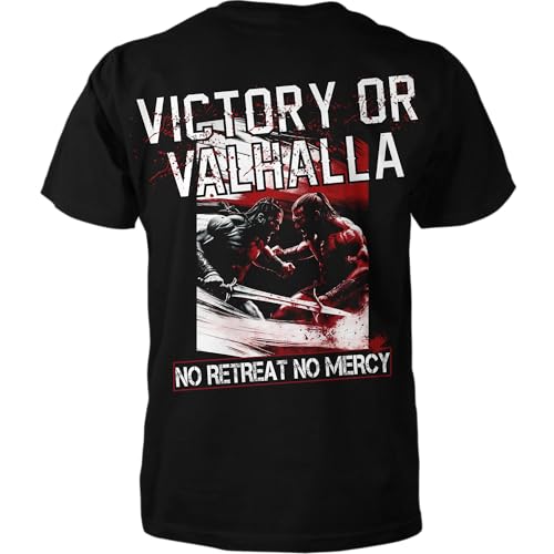 Victory or Valhalla T-Shirt | Vikings | See You in Valhalla | Wodan | Wikinger von mycultshirt