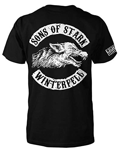 Sons of Stark T-Shirt | Sprüche | Lustig | Nerd | Serien Freaks | Fun Shirt | Größe 3XL von mycultshirt