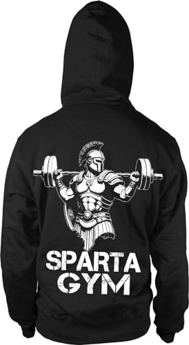 Sparta Gym Traings Kapuzen-Sweatshirt Pulli Kapu Leonidas 300 Spartaner MMA von mycultshirt