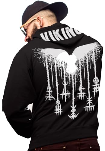 Viking Herren Hoodie | Thor | Vikings Shirt | Ragnar | Rising | Walhalla | See You IN Valhalla | Wikinger | Valknut | Männer Kapuzen-Sweatshirt Viking Herren Hoodie | Thor | Vikings Shirt | Ragnar | Rising | Walhalla | See You IN Valhalla | Wikinger | Valknut | Männer Kapuzen-Sweatshirt von mycultshirt