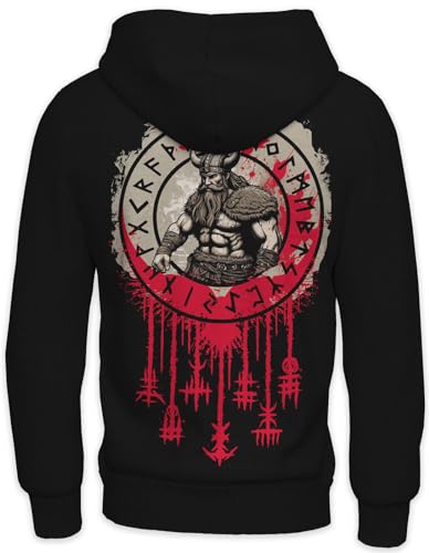 Viking Herren Hoodie | Wikinger| Ragnar | Odin | Berserker Kapuzen-Sweatshirt | See You IN Valhalla Viking Herren Hoodie | Wikinger| Ragnar | Odin | Berserker Kapuzen-Sweatshirt | See You IN Valhalla von mycultshirt