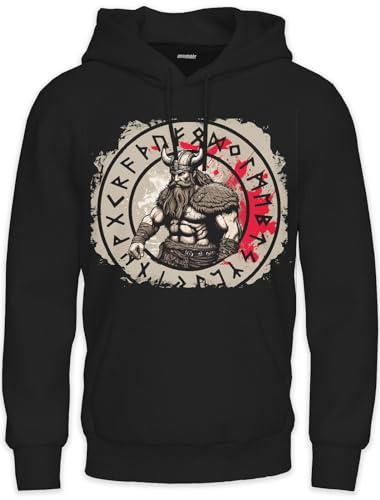 Wikinger Herren Hoodie | Vikings | Ragnar | Odin | Berserker Kapuzen-Sweatshirt | See You IN Valhalla von mycultshirt