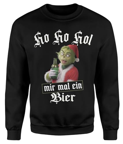 mycultshirt ho ho HOL Mir mal EIN Bier Herren Weihnachts Grinch Pullover mycultshirt ho ho HOL Mir mal EIN Bier Herren Weihnachts Grinch Pullover von mycultshirt