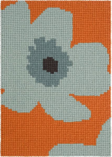 myfelt Filzkugelteppich Anny rechteckig 100% Wolle von myfelt