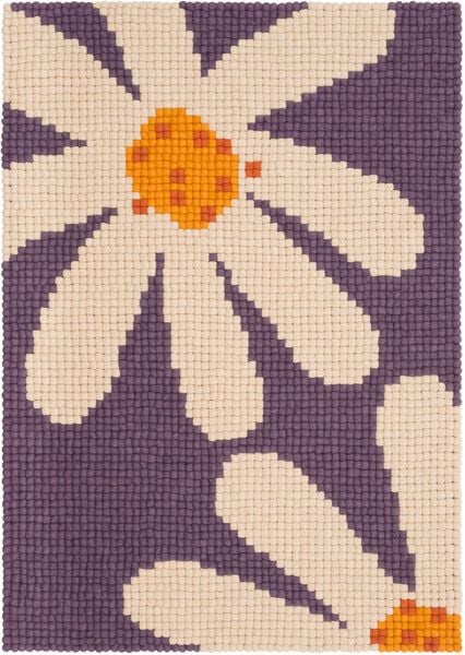 myfelt Filzkugelteppich Daisy rechteckig 100% Wolle von myfelt