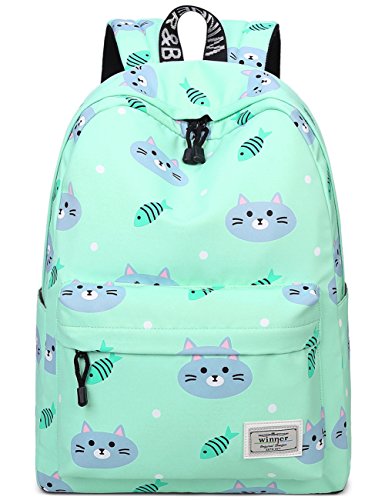 Mädchen Schulrucksack Jugendliche Schulrucksack Sportrucksack Freizeitrucksack Daypacks Backpack für Mädchen Jungen & Kinder von mygreen