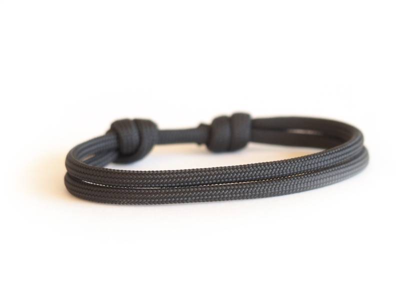 Myjori Surfer Armband Aus Segeltau Grau von myjori