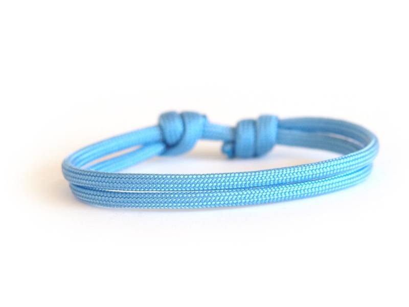 Myjori Surfer Armband Aus Segeltau Hellblau von myjori