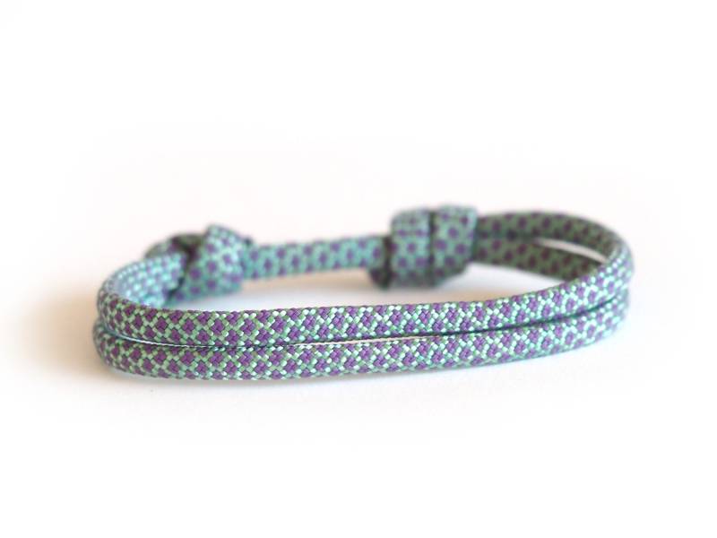 Myjori Surfer Armband Aus Segeltau Mint Diamonds von myjori