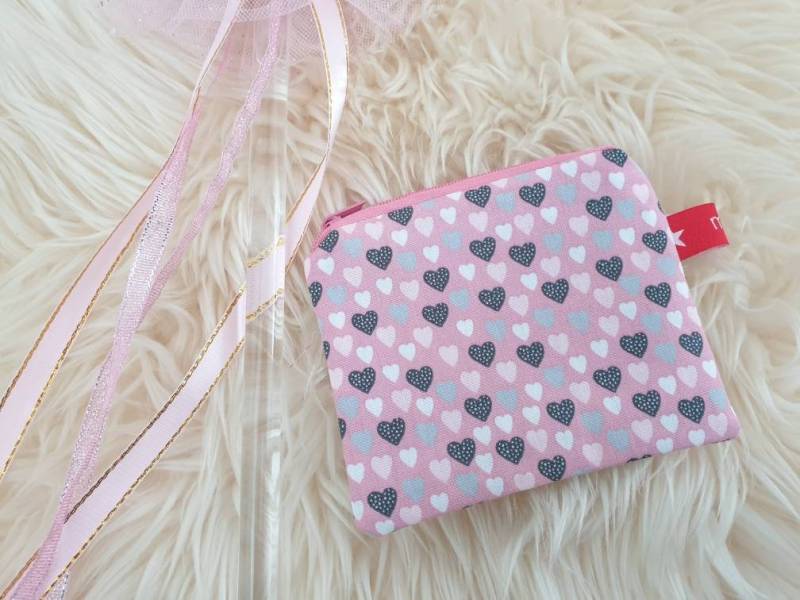 Geldbeutel-Mini Täschchen Herzchen von mykizi