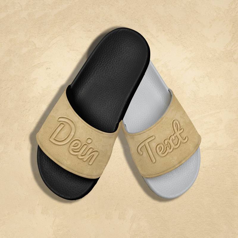 Badelatsche Mit Sand Text Effect von mylatschen