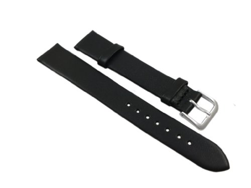 myledershop 16mm Weiches Kalbsleder Uhrenarmband Schwarz Silberfarbende Dornschließe inkl Montageanleitung myledershop 16mm Weiches Kalbsleder Uhrenarmband Schwarz Silberfarbende Dornschließe inkl Montageanleitung von myledershop