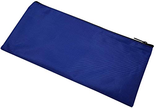 Banktasche/Bankmappe/Geldmappe/Geldtasche/Bank Etui/Stifteetui/Federmäppchen (Blau) von myledershop