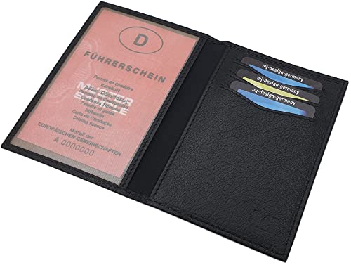 BÜFFELLEDER AUSWEISTASCHE KARTENETUI AUSWEISMAPPE KREDITKARTENETUI AUSWEISBÖRSE AUSWEISMÄPPCHEN ETUI MJ-DESIGN-GERMANY IN ROT, BRAUN ODER SCHWARZ, Schwarz, One Size BÜFFELLEDER AUSWEISTASCHE KARTENETUI AUSWEISMAPPE KREDITKARTENETUI AUSWEISBÖRSE AUSWEISMÄPPCHEN ETUI MJ-DESIGN-GERMANY IN ROT, BRAUN ODER SCHWARZ, Schwarz, One Size von myledershop