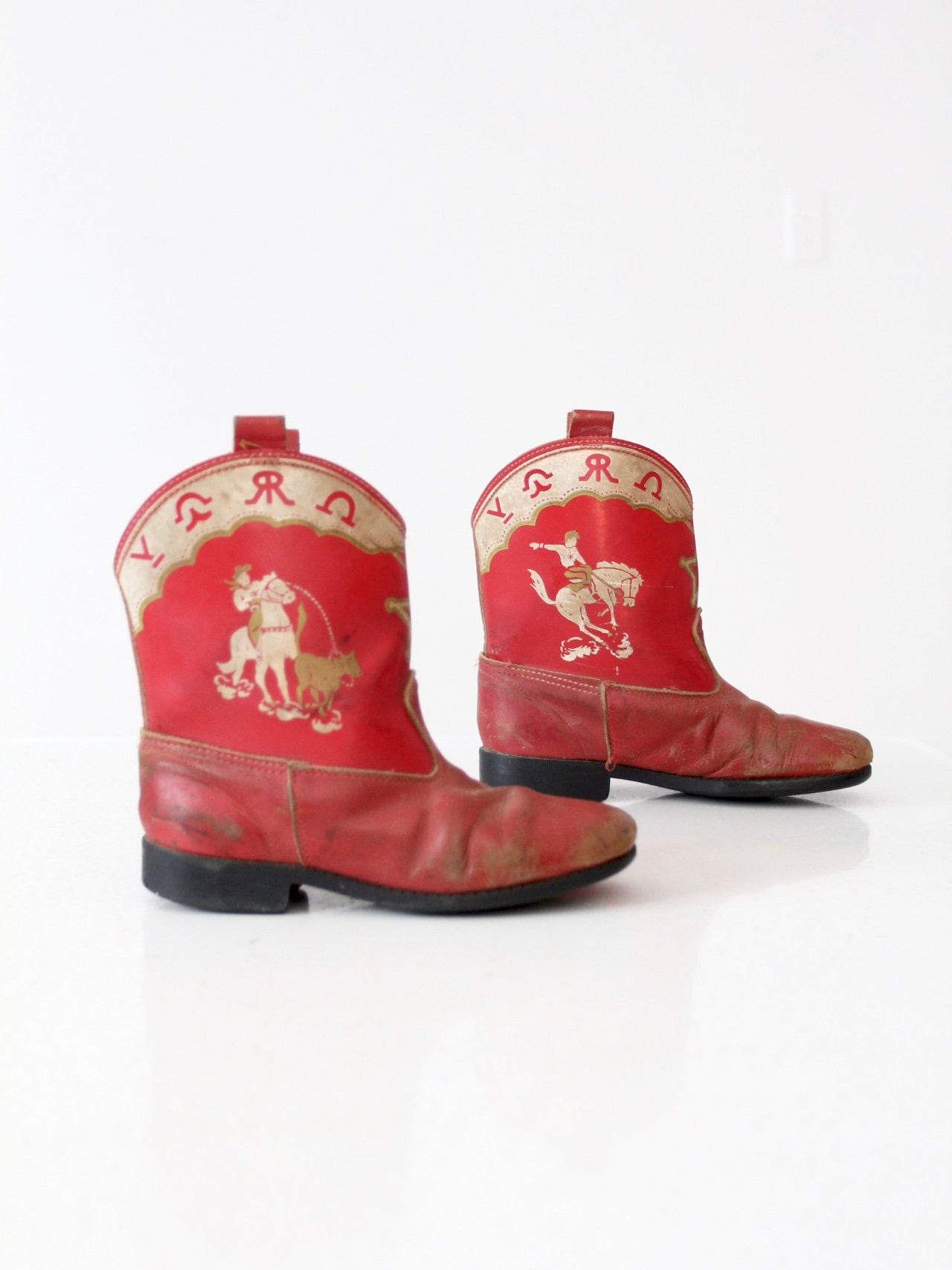 Vintage 50Er Kinder Cowboy Stiefel von mylittlehuckleberry