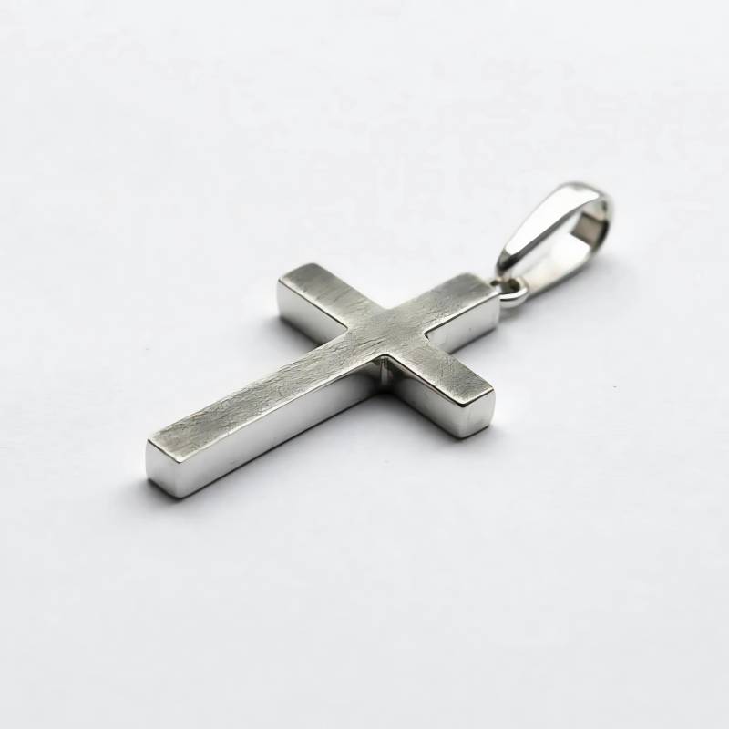 sterling Silber Kreuz Anhänger Christian Schmuck Herren Charme Halskettenanhänger von mymonojewelry
