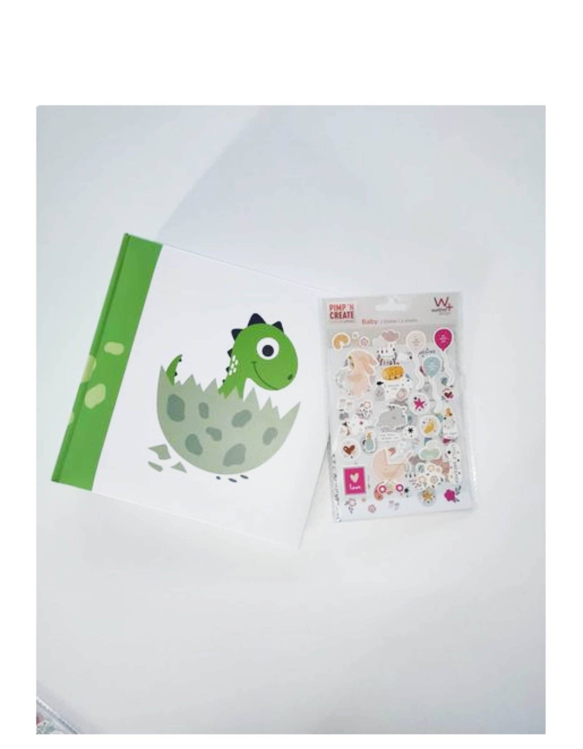 Little Dino Babyalbum Inkl. Sticker-Set | Scrapbooking Diy von myperfdesign