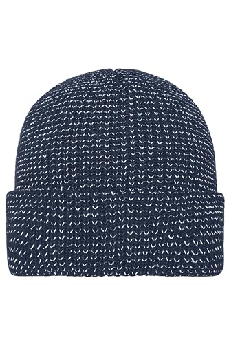 myrtle beach Reflective Winter Beanie - Strickmütze mit reflektierenden Akzenten | Farbe: navy | Grösse: one size - 2er Pack myrtle beach Reflective Winter Beanie - Strickmütze mit reflektierenden Akzenten | Farbe: navy | Grösse: one size - 2er Pack von myrtle beach