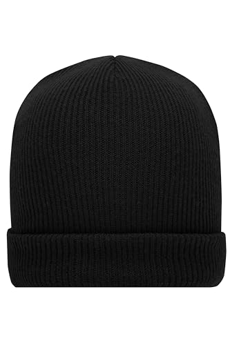 myrtle beach Winter Strick-Beanie - Angenehm weiche Beanie aus recyceltem Polyester | Farbe: black | Grösse: one size myrtle beach Winter Strick-Beanie - Angenehm weiche Beanie aus recyceltem Polyester | Farbe: black | Grösse: one size von myrtle beach