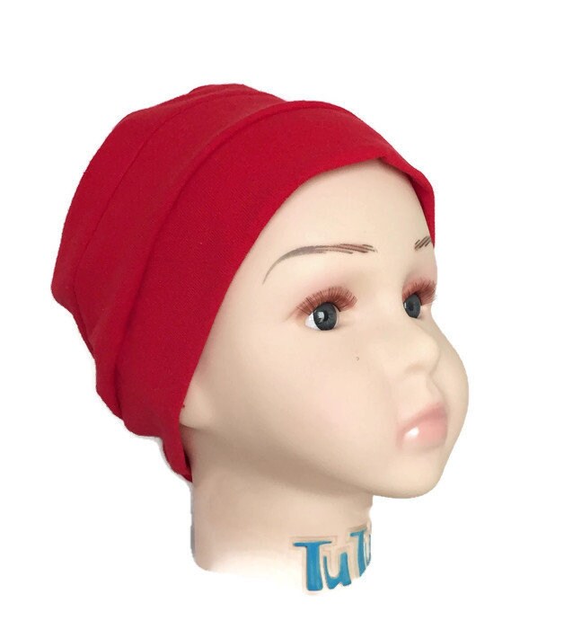 Kleinkind Solid 3-Naht Jersey Turban Cap3, Kind Empfindliche Kopfhaut Kappe 18 "-20" Kopf von myscap