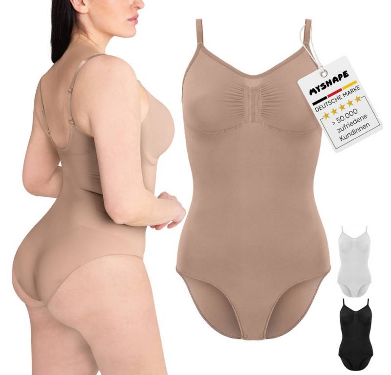 myshape Shaping-Body Bodysuit Shapewear Damen mit Slip – Bauchweg & Po-Lift Effekt von myshape