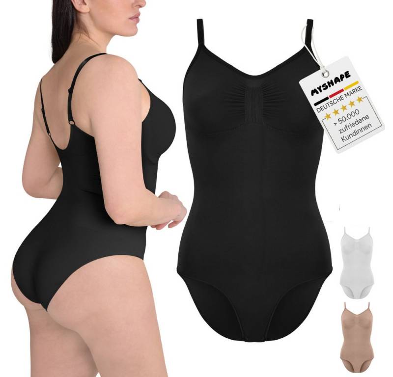 myshape Shaping-Body Bodysuit Shapewear Damen mit Slip – Bauchweg & Po-Lift Effekt von myshape