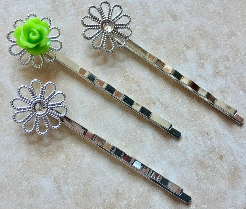 10 Platin Filigrane Bobby Pin Rohlinge 15 Mm Harz Cabochon Haarspange 10 Platin Filigrane Bobby Pin Rohlinge 15 Mm Harz Cabochon Haarspange von mytasu