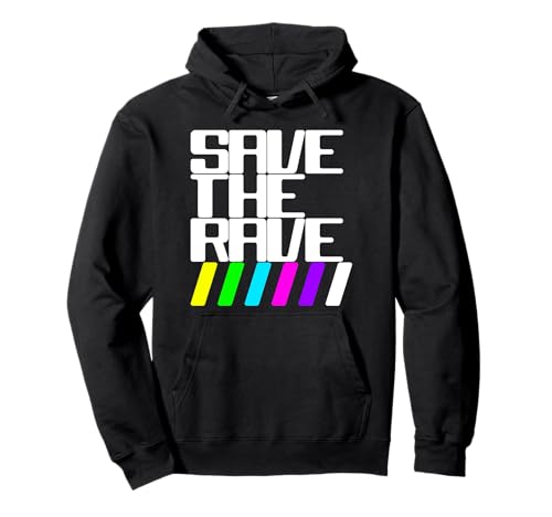 Save the Rave | Techno Rave Festival Pullover Hoodie von mytechnoshirts