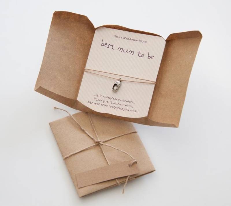 Personalisiertes Baby Shower Geschenk, Personalisierte Mama Zu Sein Schwangerschaft Geschenk. Wunsch Armband Geschenk Unter 10, Für Sie, Neue von mytreehandmade