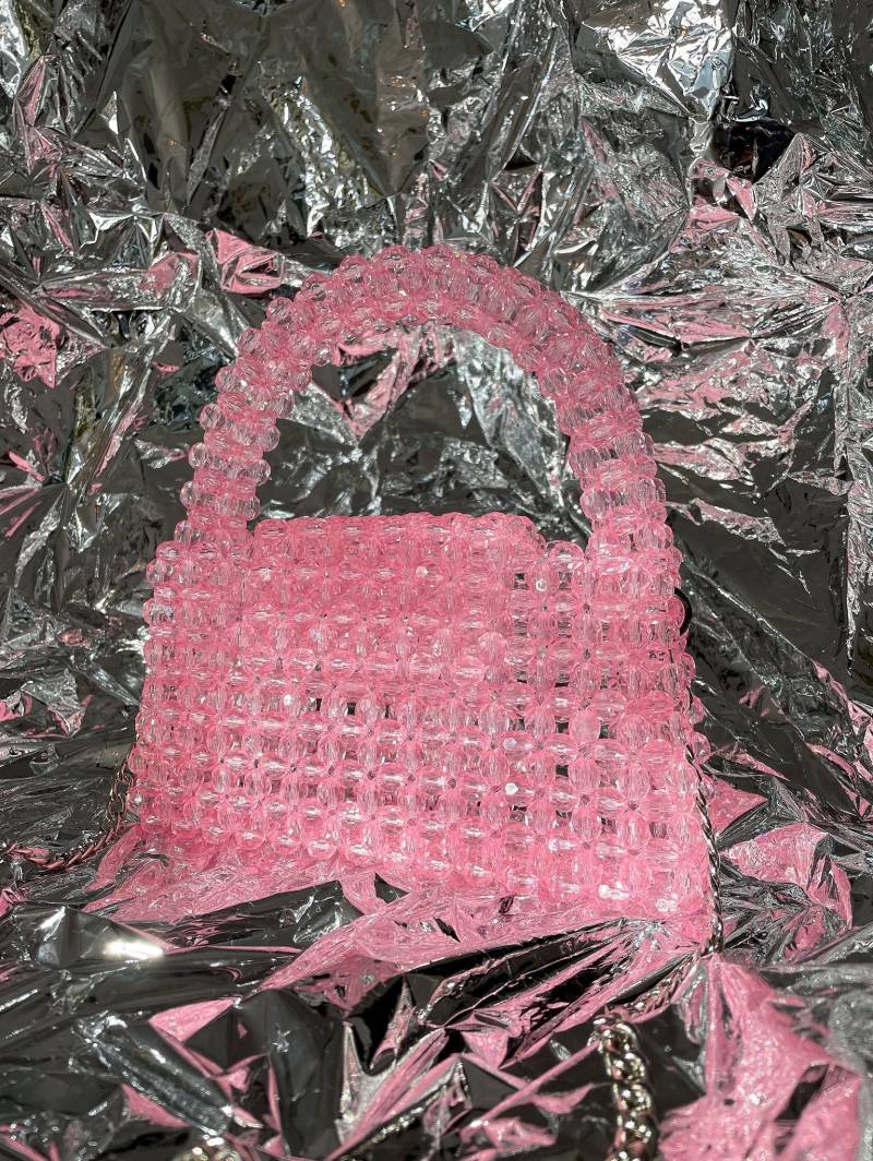 Handmade Tasche Aus Acryl Perlen von myulatelier