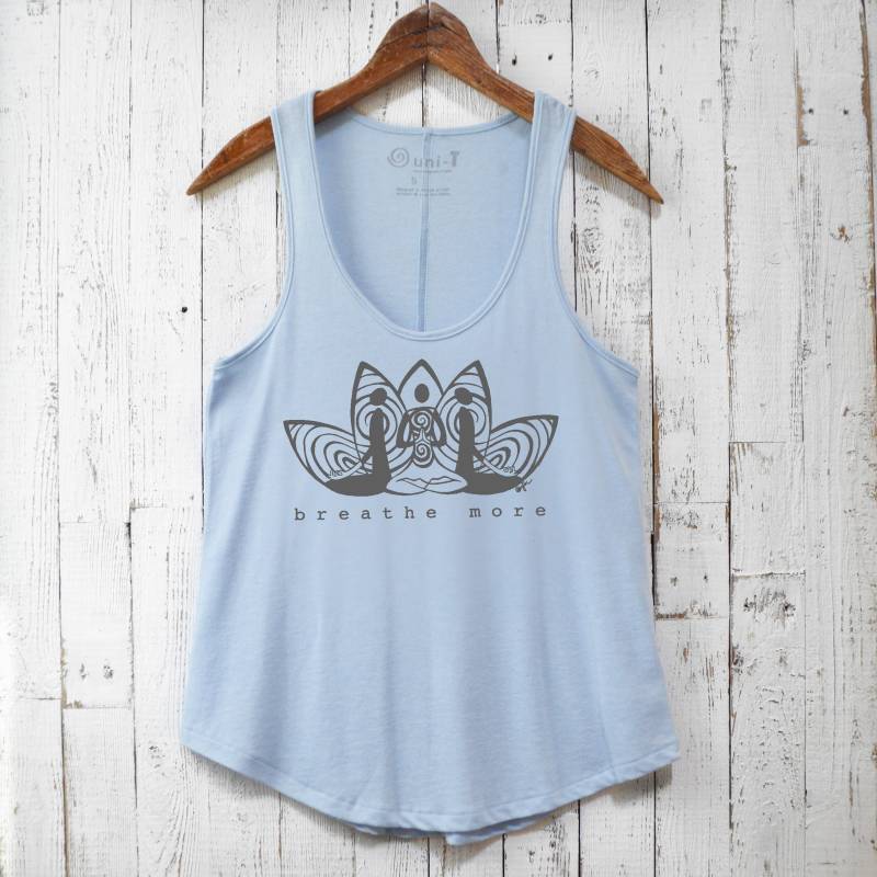 Lotus Yoga Tank Top Entspannte Passform Breathe Shirt von myuniT
